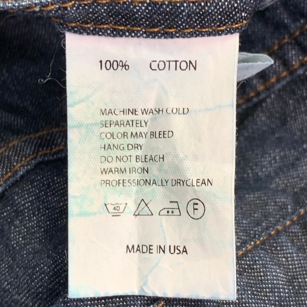 ENGINEERED GARMENTS Size 34 Blue Contrast Stitch Cotton 5 Pocket Jeans - Picture 5 of 5